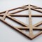 Ekena Millwork Small Buxton Decorative Fretwork Wood Wall Panels, Red Oak, 11 3/8"W x 11 3/8"H x 3/8"T WALW12X12X0375BUXRO - alternate 2